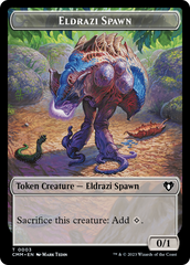 Eldrazi Spawn // Satyr Double-Sided Token [Commander Masters Tokens] | Kessel Run Games Inc. 