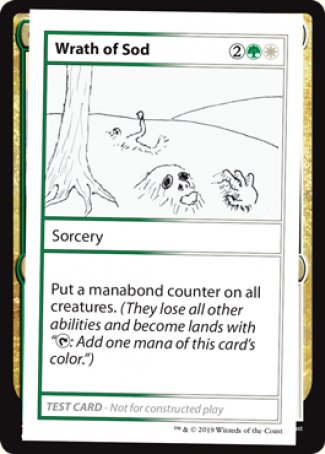 Wrath of Sod (2021 Edition) [Mystery Booster Playtest Cards] | Kessel Run Games Inc. 