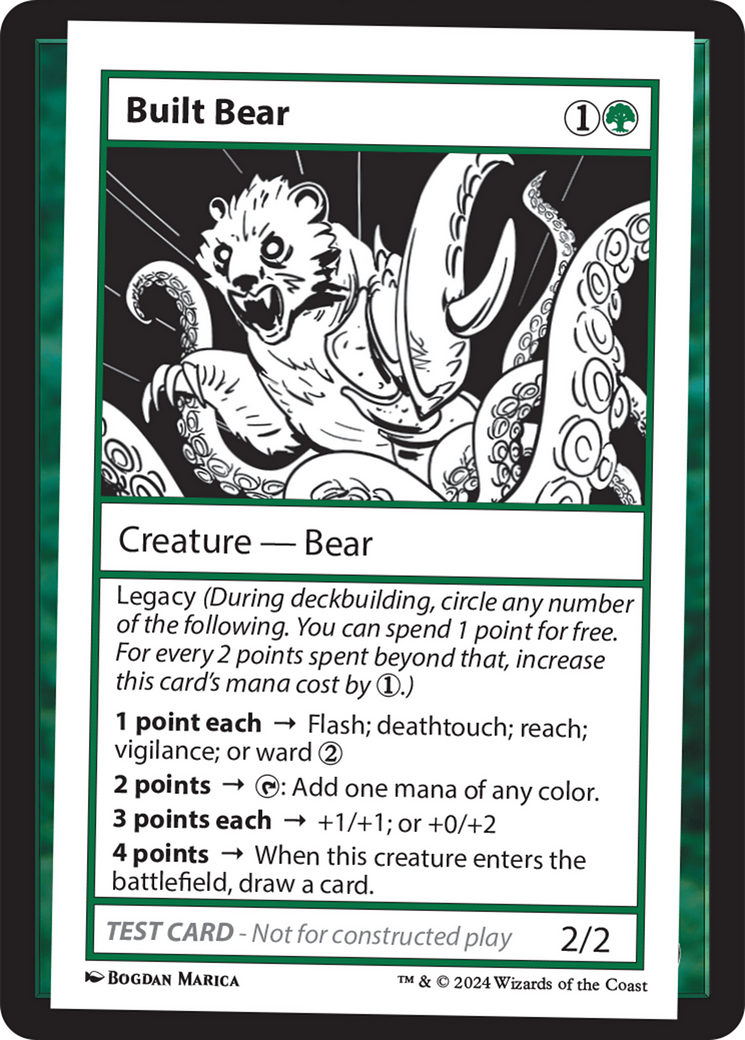 Built Bear [Mystery Booster 2 Playtest Cards] | Kessel Run Games Inc. 