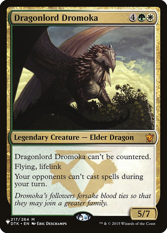 Dragonlord Dromoka [The List] | Kessel Run Games Inc. 