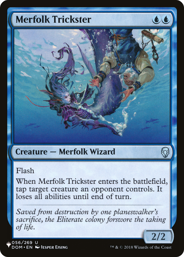 Merfolk Trickster [The List Reprints] | Kessel Run Games Inc. 