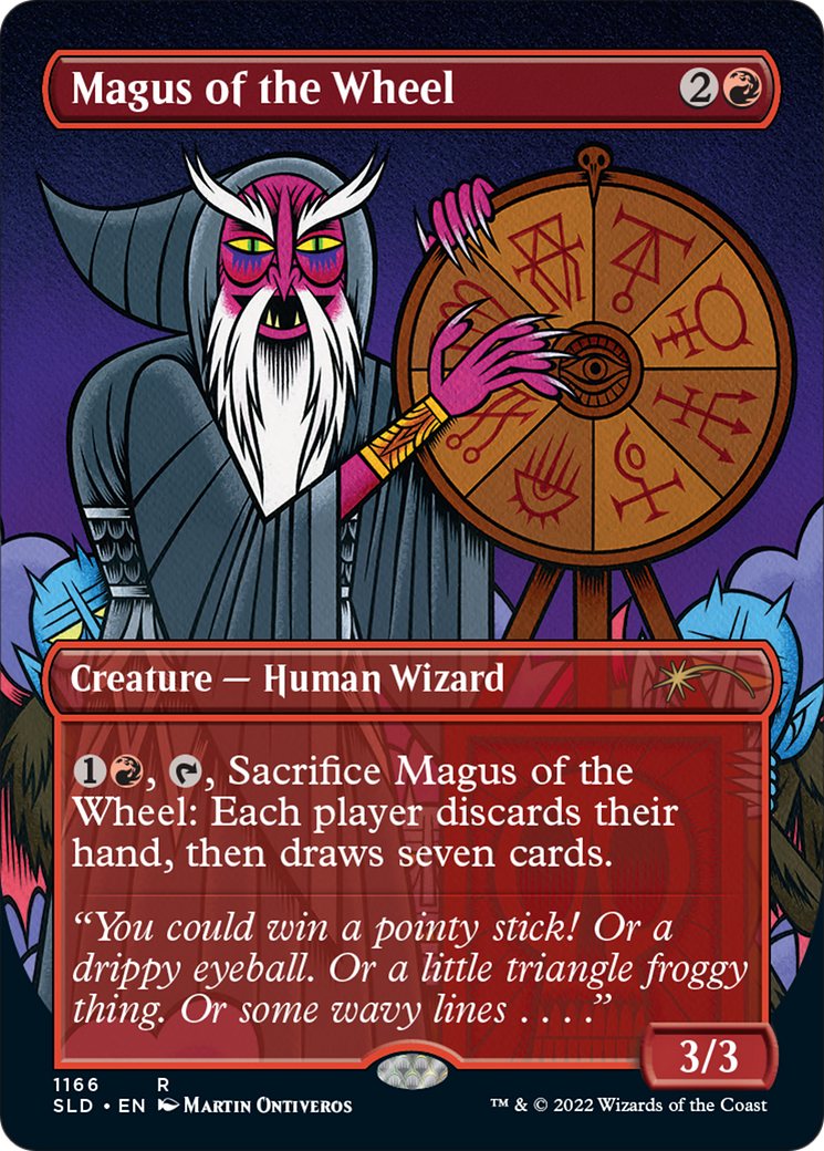 Magus of the Wheel (Borderless) [Secret Lair Drop Series] | Kessel Run Games Inc. 