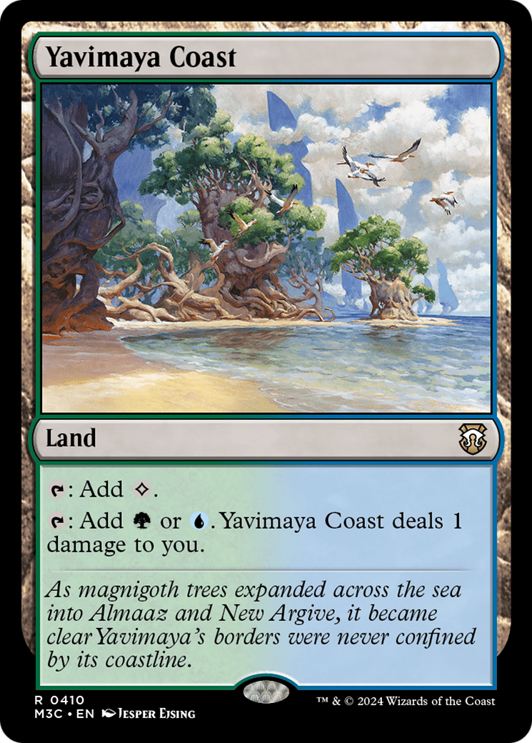 Yavimaya Coast (Ripple Foil) [Modern Horizons 3 Commander] | Kessel Run Games Inc. 