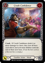 Crush Confidence (Blue) [U-WTR065] (Welcome to Rathe Unlimited)  Unlimited Rainbow Foil | Kessel Run Games Inc. 