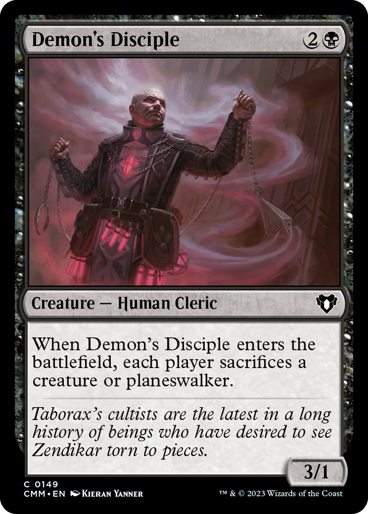 Demon's Disciple [Commander Masters] | Kessel Run Games Inc. 