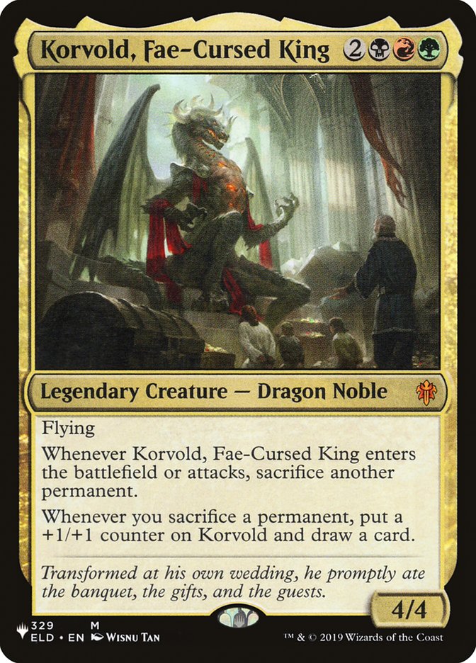 Korvold, Fae-Cursed King [The List] | Kessel Run Games Inc. 