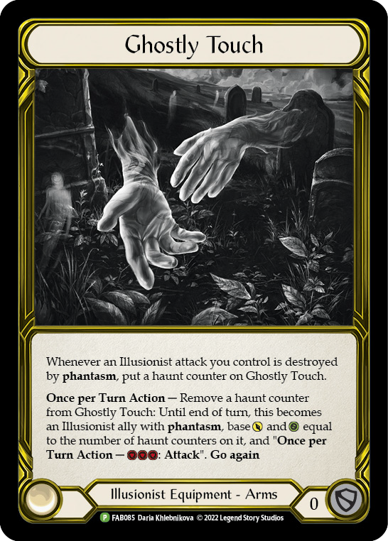 Ghostly Touch (Golden) [FAB085] (Promo)  Cold Foil | Kessel Run Games Inc. 