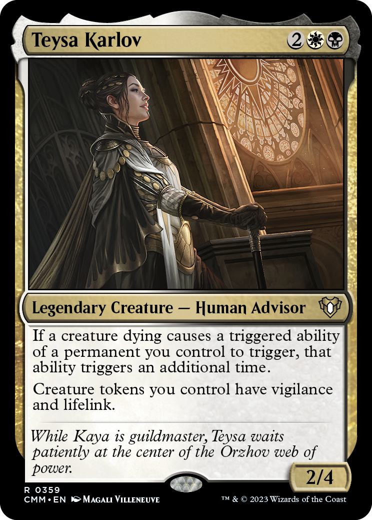 Teysa Karlov [Commander Masters] | Kessel Run Games Inc. 