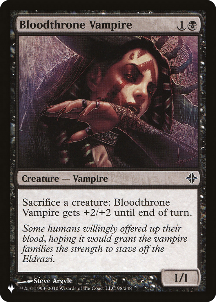 Bloodthrone Vampire [The List Reprints] | Kessel Run Games Inc. 