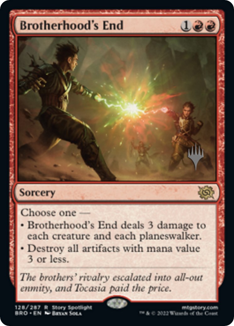 Brotherhood's End (Promo Pack) [The Brothers' War Promos] | Kessel Run Games Inc. 