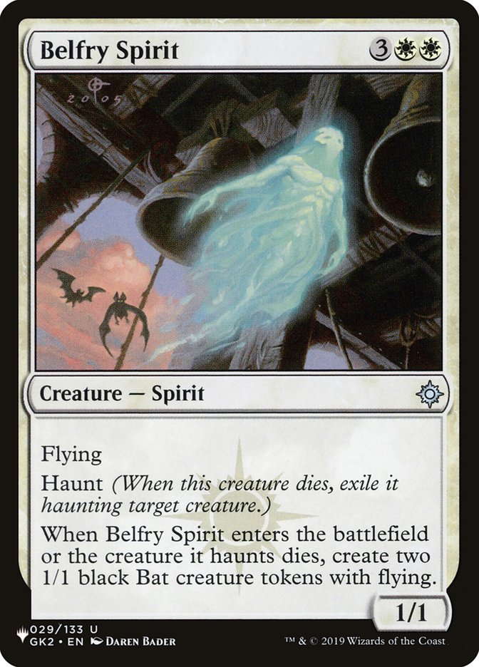 Belfry Spirit [The List] | Kessel Run Games Inc. 