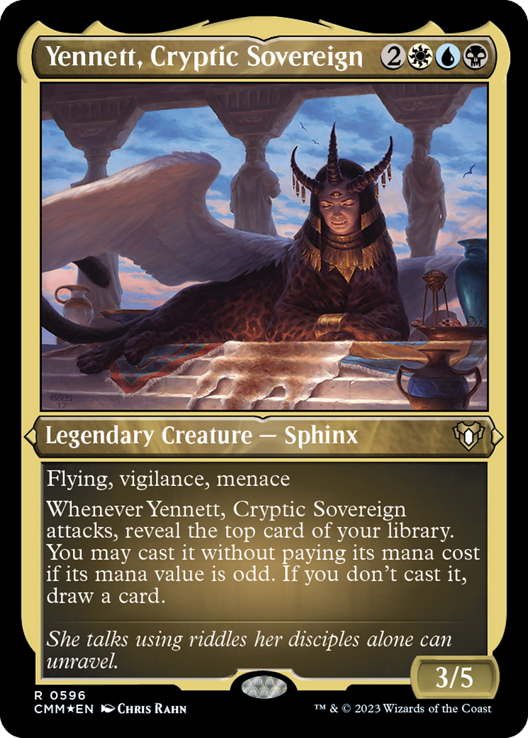 Yennett, Cryptic Sovereign (Foil Etched) [Commander Masters] | Kessel Run Games Inc. 