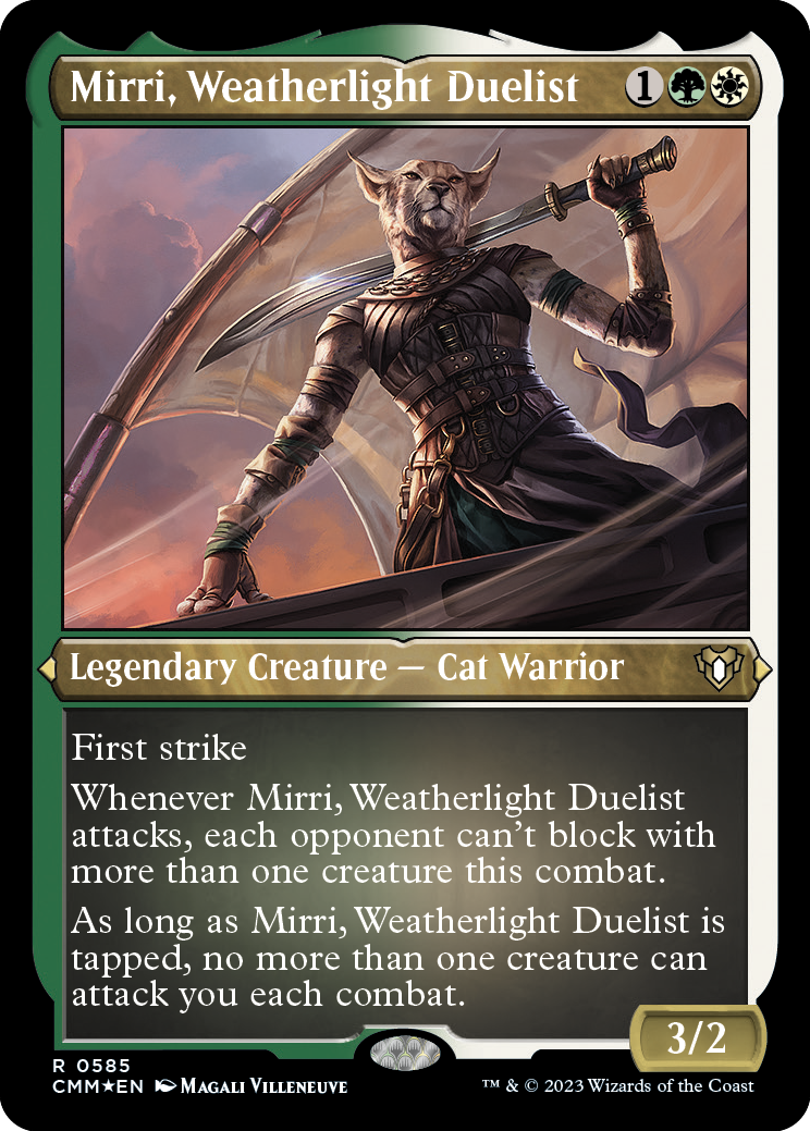 Mirri, Weatherlight Duelist (Foil Etched) [Commander Masters] | Kessel Run Games Inc. 