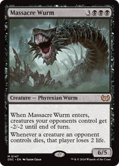 Massacre Wurm [Duskmourn: House of Horror Commander] | Kessel Run Games Inc. 