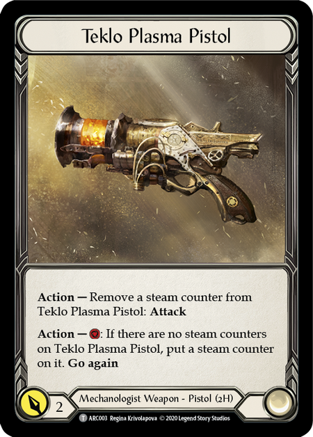 Teklo Plasma Pistol // Viserai [U-ARC003 // U-ARC076] (Arcane Rising Unlimited) | Kessel Run Games Inc. 