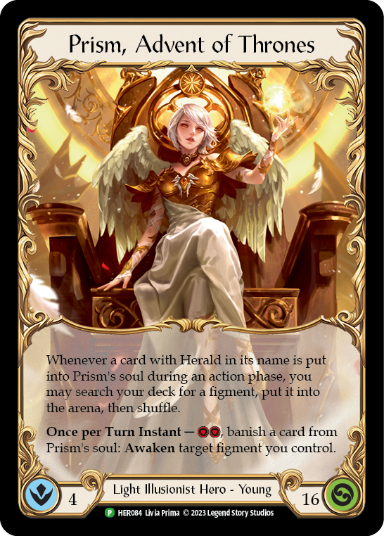 Prism, Advent of Thrones [HER084] (Promo)  Cold Foil | Kessel Run Games Inc. 