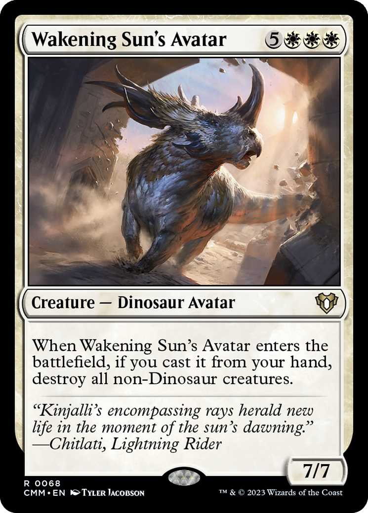 Wakening Sun's Avatar [Commander Masters] | Kessel Run Games Inc. 