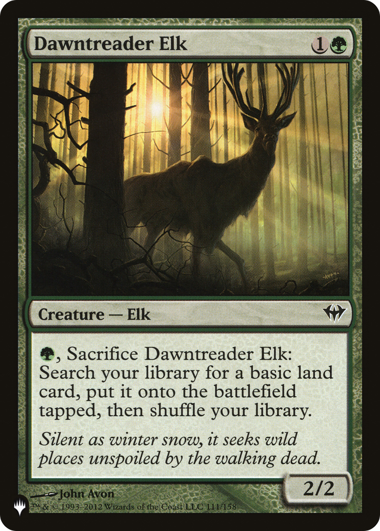 Dawntreader Elk [The List Reprints] | Kessel Run Games Inc. 