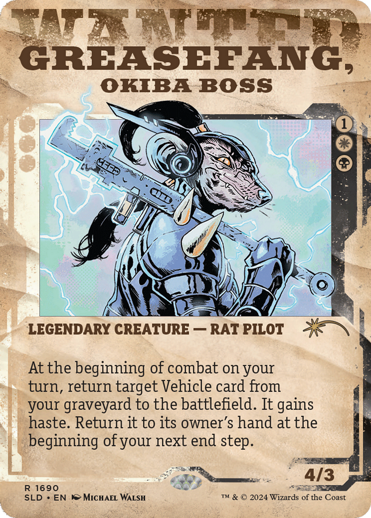 Greasefang, Okiba Boss [Secret Lair Drop Series] | Kessel Run Games Inc. 