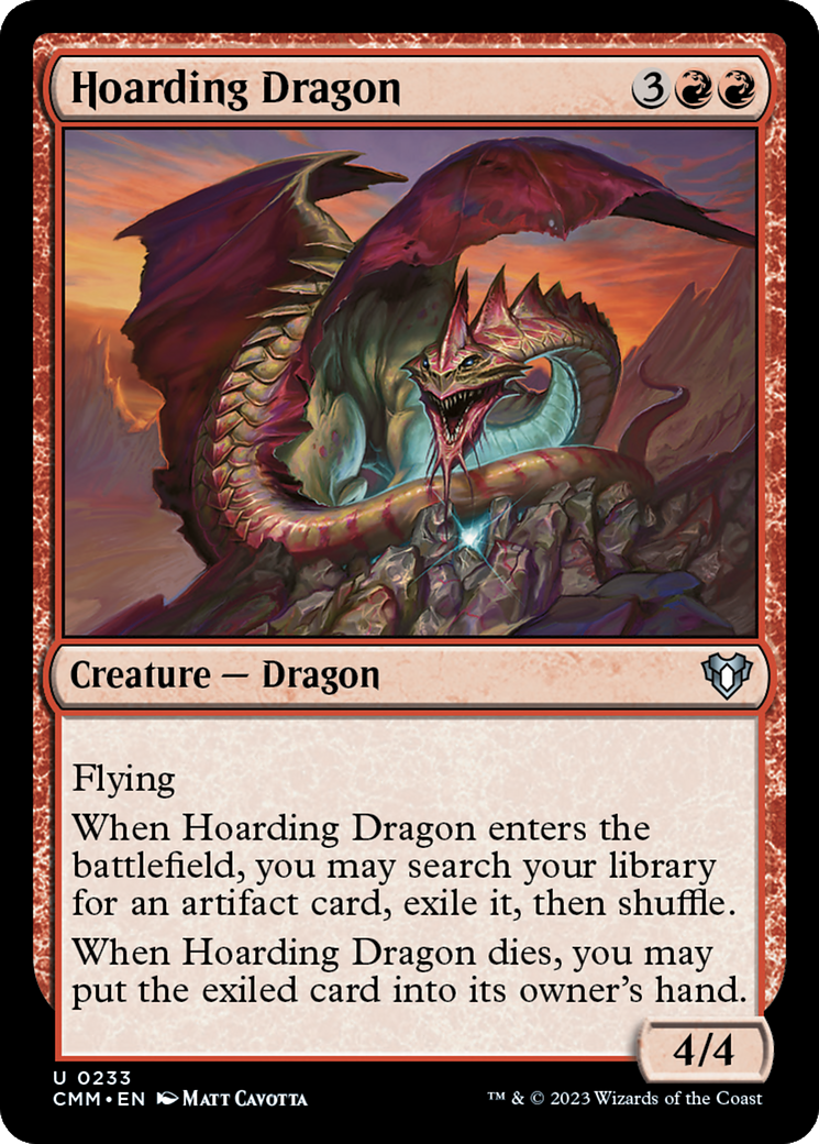 Hoarding Dragon [Commander Masters] | Kessel Run Games Inc. 