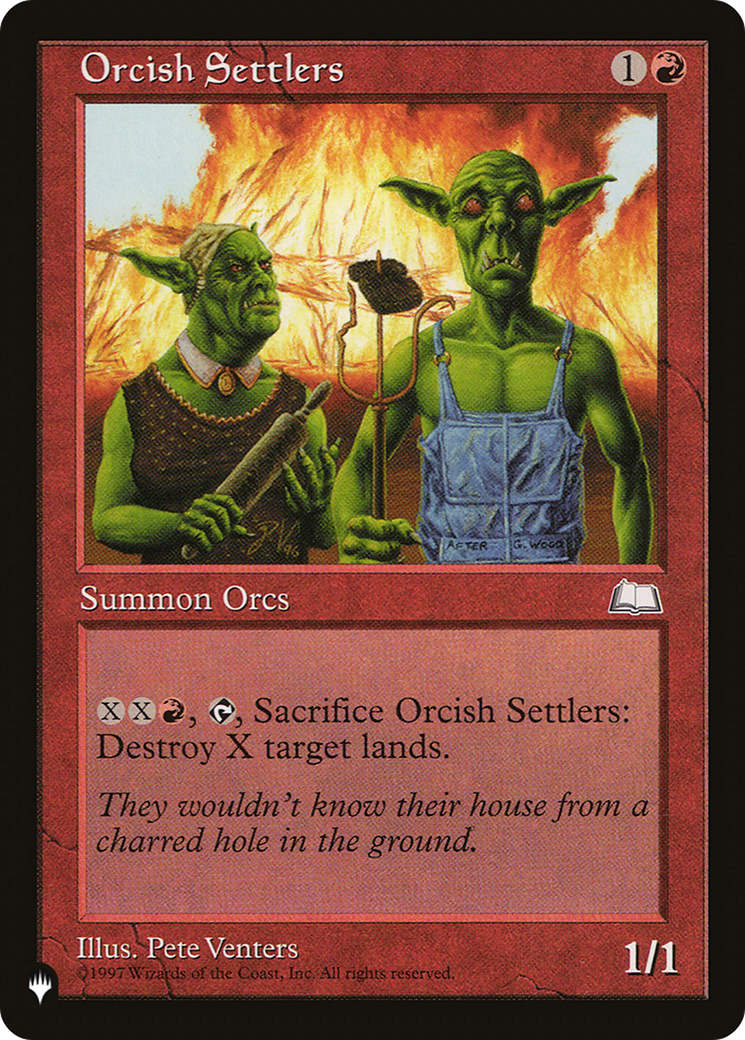 Orcish Settlers [The List Reprints] | Kessel Run Games Inc. 