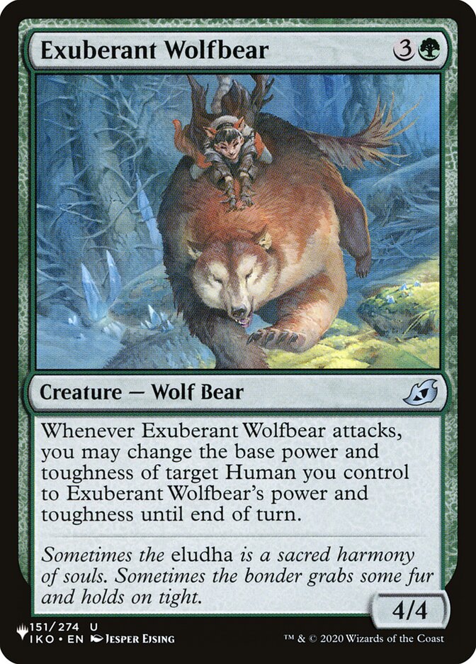Exuberant Wolfbear [The List] | Kessel Run Games Inc. 