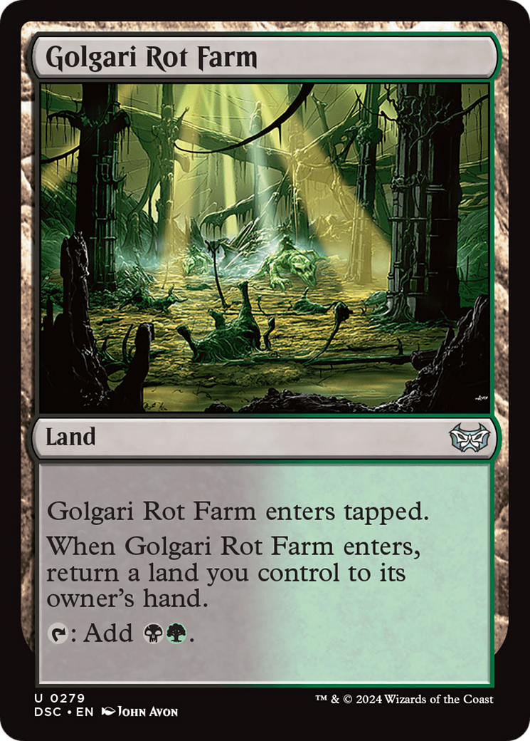 Golgari Rot Farm [Duskmourn: House of Horror Commander] | Kessel Run Games Inc. 