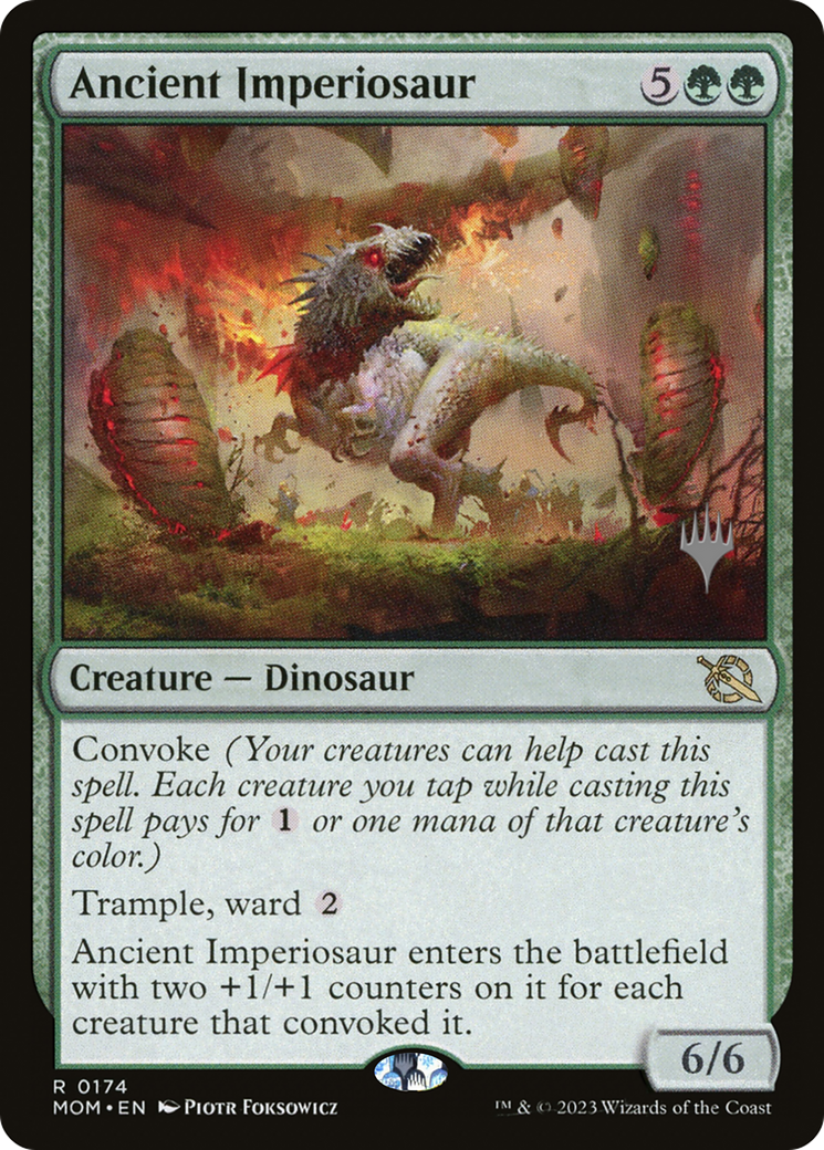 Ancient Imperiosaur (Promo Pack) [March of the Machine Promos] | Kessel Run Games Inc. 