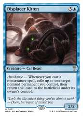 Displacer Kitten (White Border) [Mystery Booster 2] | Kessel Run Games Inc. 