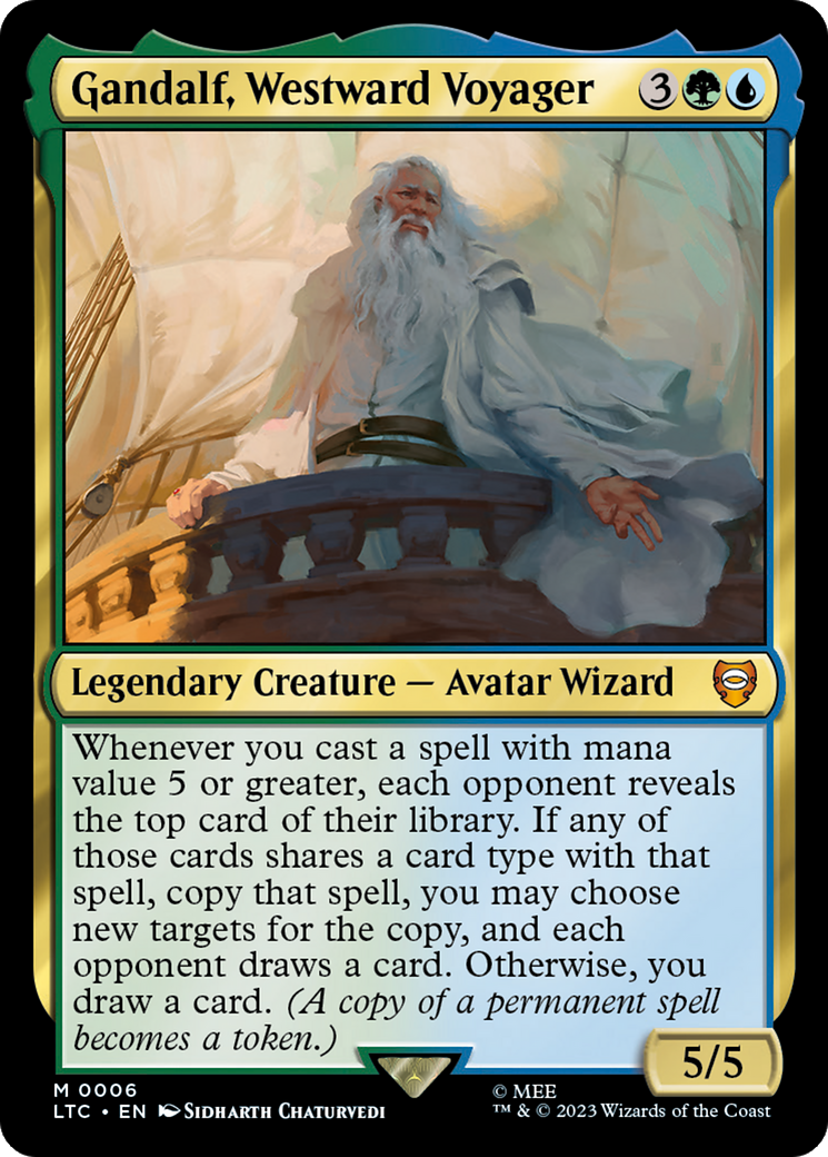 Gandalf, Westward Voyager [The Lord of the Rings: Tales of Middle-Earth Commander] | Kessel Run Games Inc. 