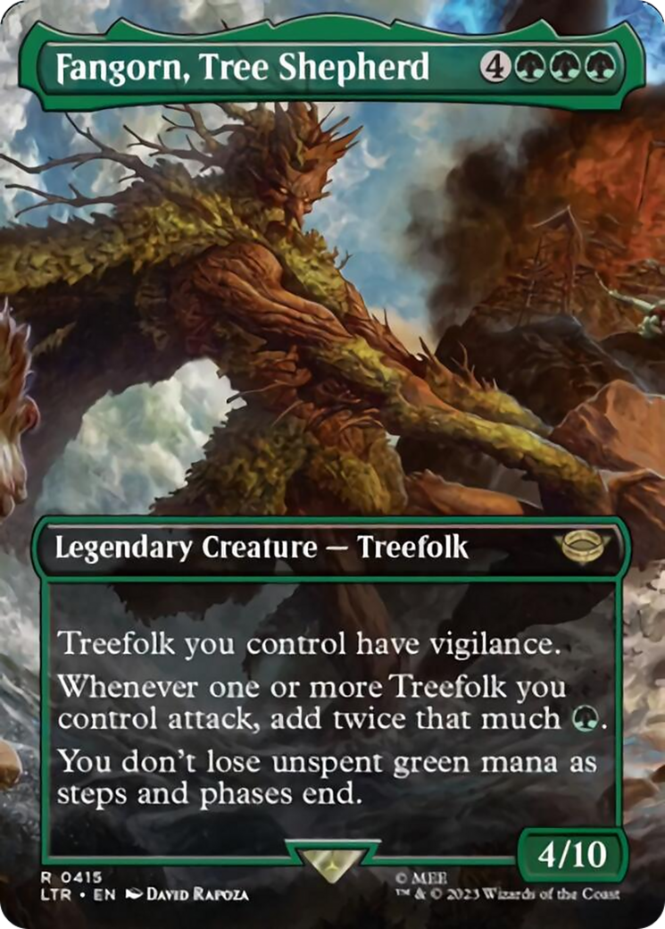 Fangorn, Tree Shepherd (Borderless Alternate Art) [The Lord of the Rings: Tales of Middle-Earth] | Kessel Run Games Inc. 