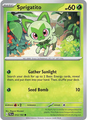 Sprigatito (012/193) [Scarlet & Violet: Paldea Evolved] | Kessel Run Games Inc. 