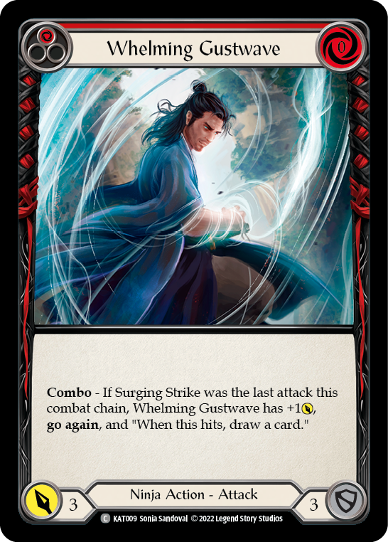 Whelming Gustwave (Red) [KAT009] (Outsiders Katsu Blitz Deck) | Kessel Run Games Inc. 