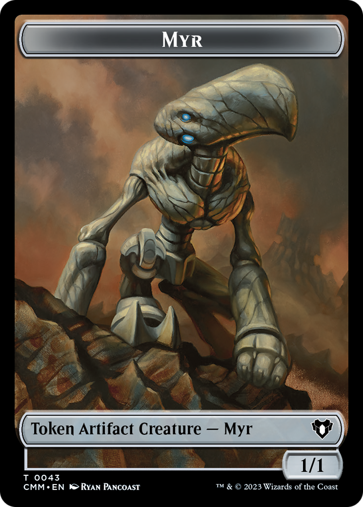 Myr Token [Commander Masters Tokens] | Kessel Run Games Inc. 