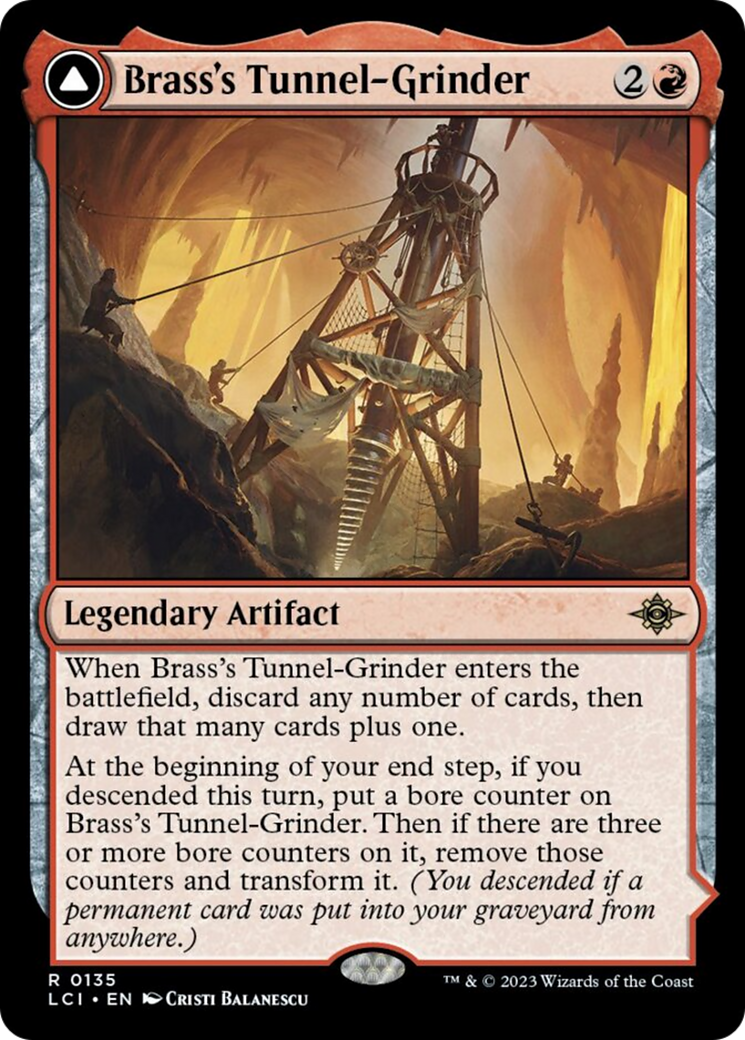 Brass's Tunnel-Grinder // Tecutlan, The Searing Rift [The Lost Caverns of Ixalan] | Kessel Run Games Inc. 