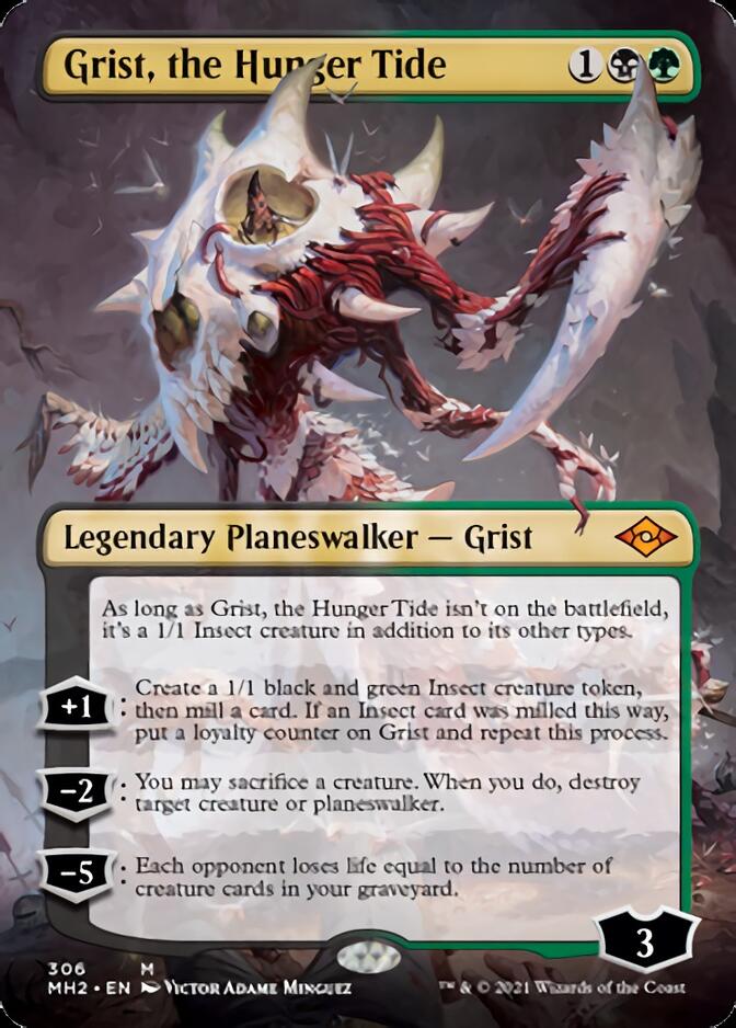 Grist, the Hunger Tide (Borderless) [Modern Horizons 2] | Kessel Run Games Inc. 