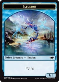 Illusion (005) // Marit Lage (006) Double-Sided Token [Modern Horizons Tokens] | Kessel Run Games Inc. 