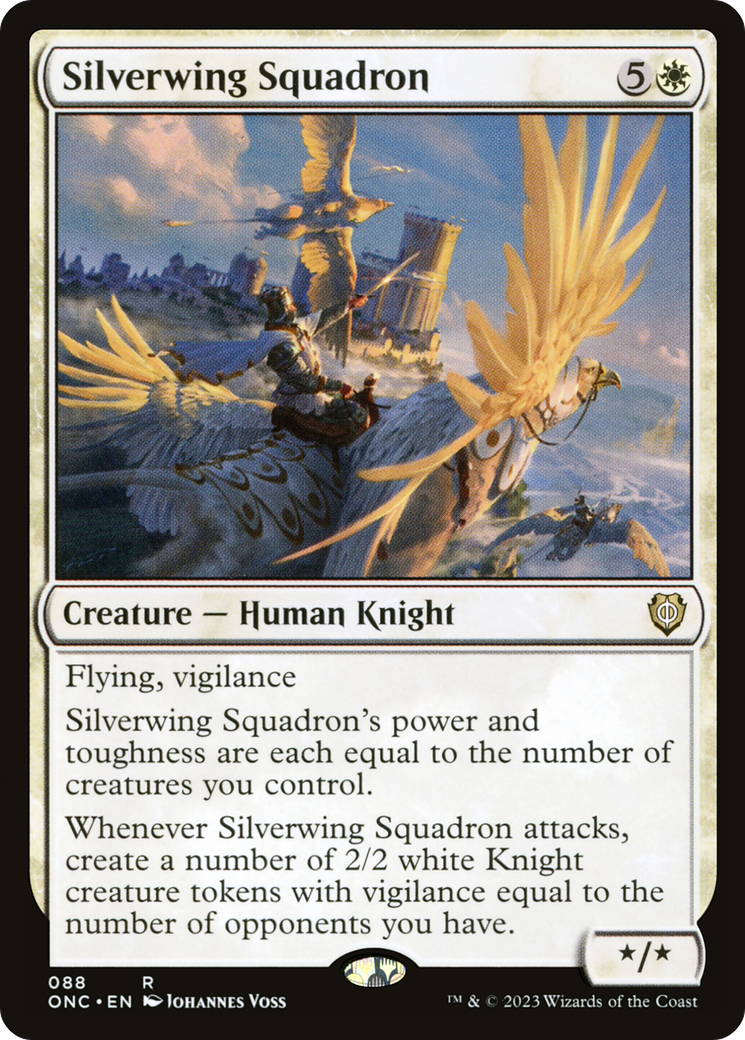 Silverwing Squadron [Phyrexia: All Will Be One Commander] | Kessel Run Games Inc. 