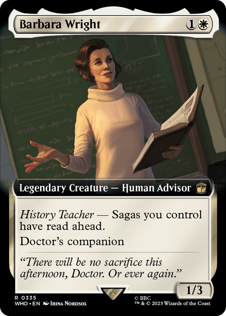 Barbara Wright (Extended Art) [Doctor Who] | Kessel Run Games Inc. 