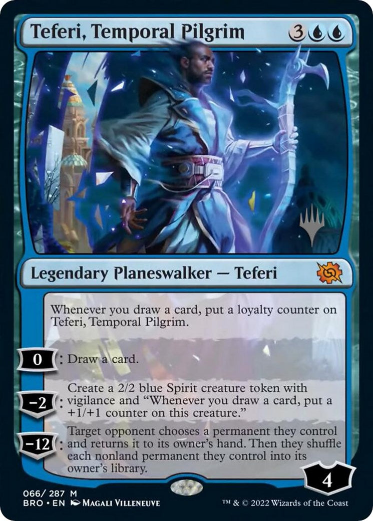 Teferi, Temporal Pilgrim (Promo Pack) [The Brothers' War Promos] | Kessel Run Games Inc. 