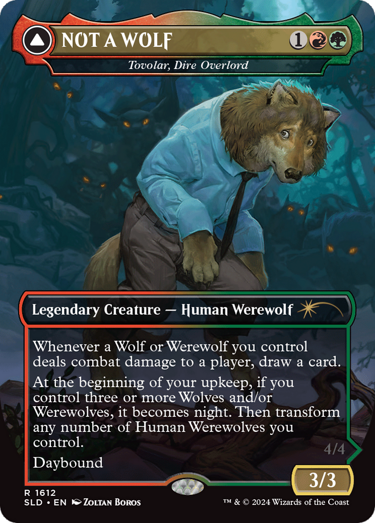 NOT A WOLF - Tovolar, Dire Overlord [Secret Lair Drop Series] | Kessel Run Games Inc. 