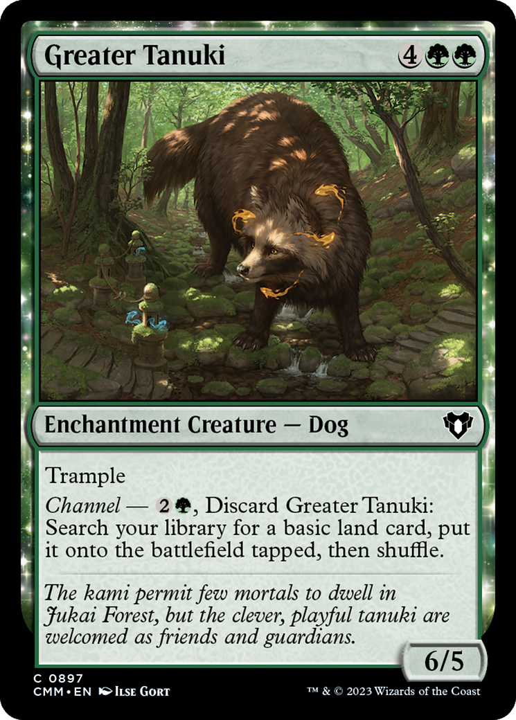 Greater Tanuki [Commander Masters] | Kessel Run Games Inc. 