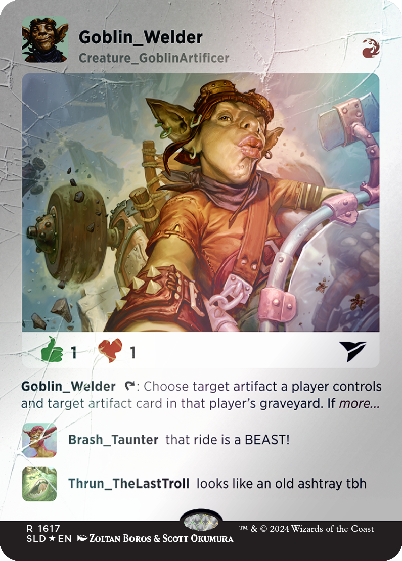 Goblin Welder (Rainbow Foil) [Secret Lair Drop Series] | Kessel Run Games Inc. 