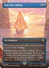 Lost Isle Calling (Borderless Alternate Art) [The Lord of the Rings: Tales of Middle-Earth] | Kessel Run Games Inc. 