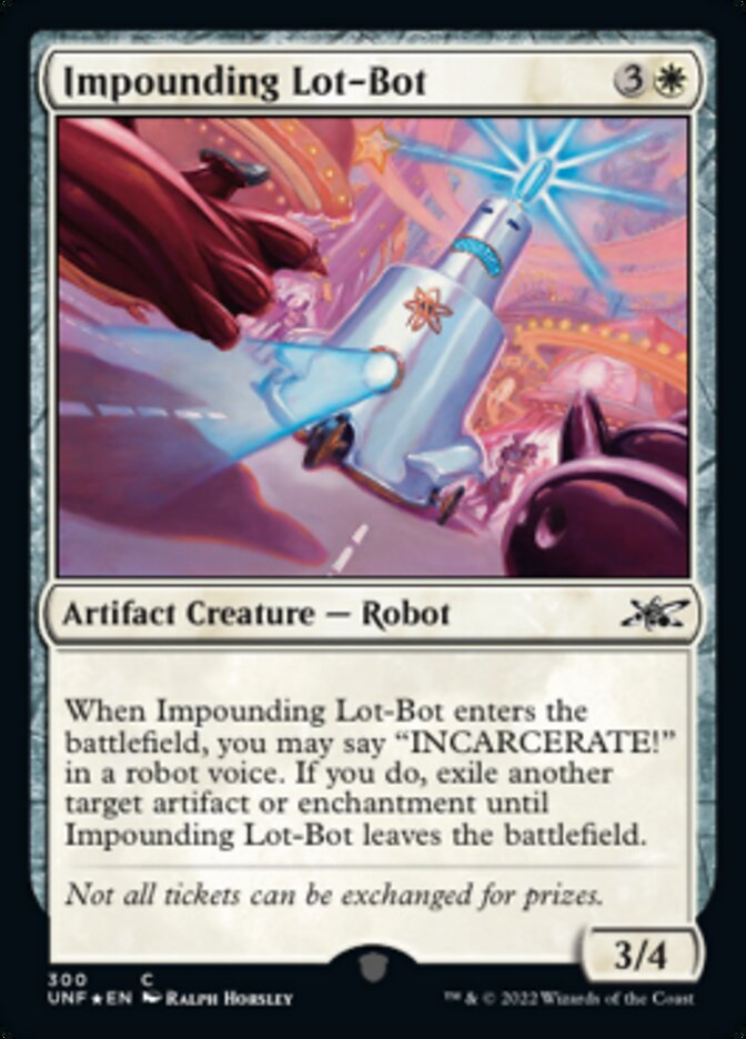 Impounding Lot-Bot (Galaxy Foil) [Unfinity] | Kessel Run Games Inc. 