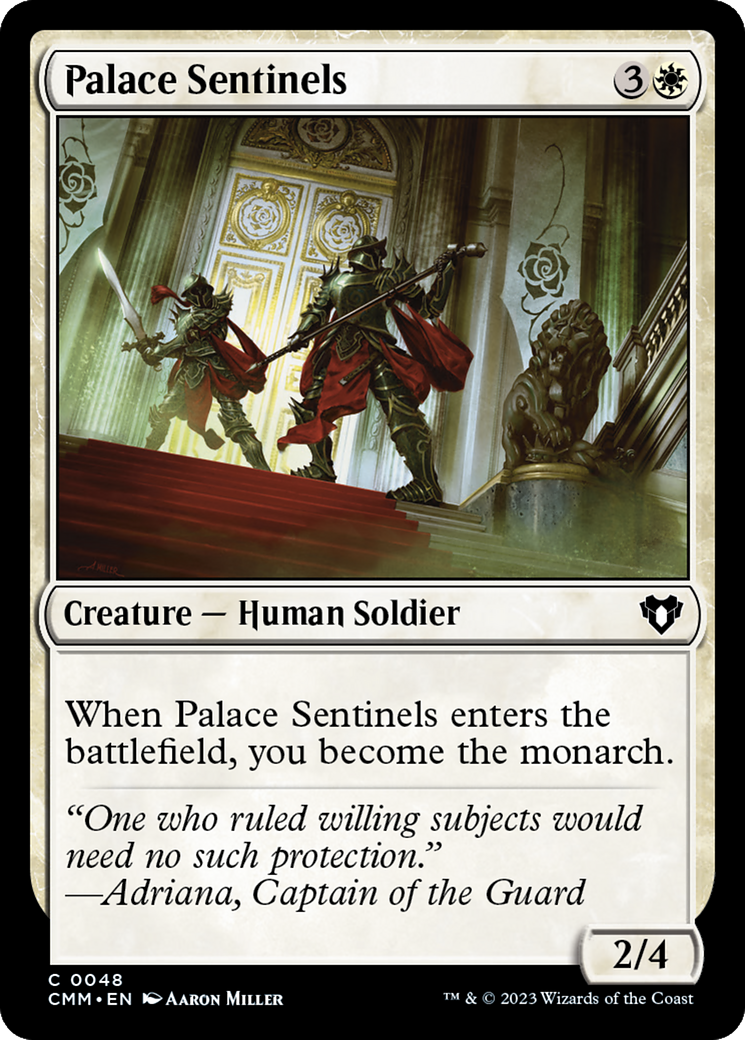 Palace Sentinels [Commander Masters] | Kessel Run Games Inc. 