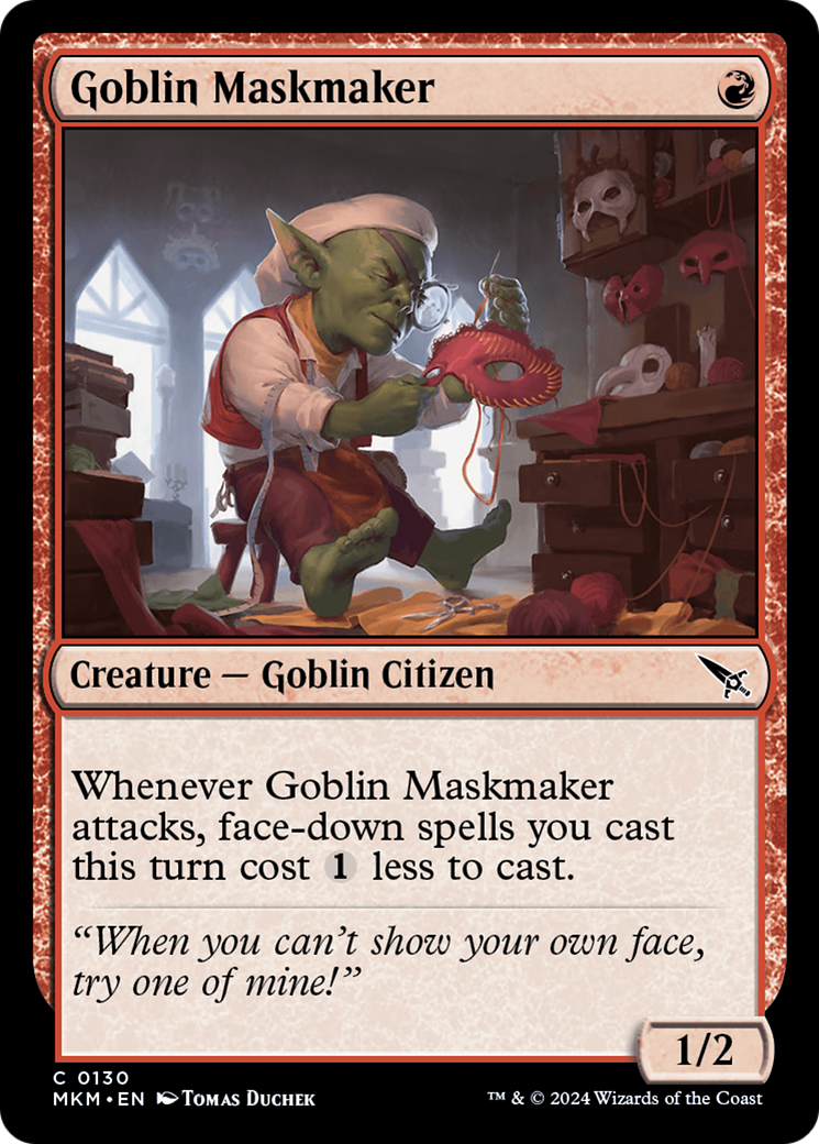 Goblin Maskmaker [Murders at Karlov Manor] | Kessel Run Games Inc. 