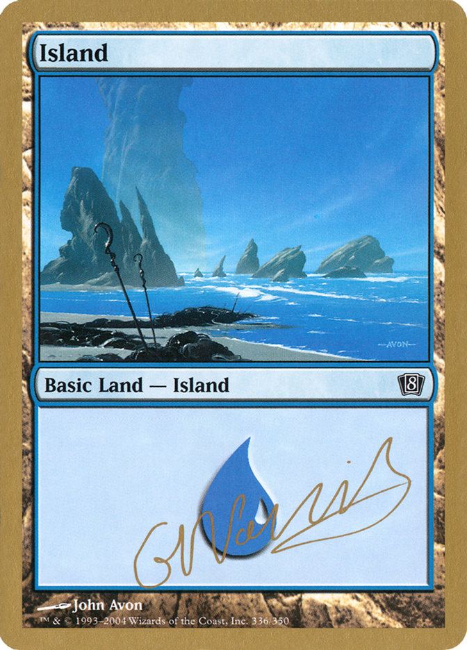 Island (gn336) (Gabriel Nassif) [World Championship Decks 2004] | Kessel Run Games Inc. 