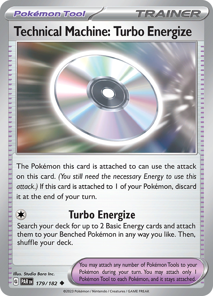 Technical Machine: Turbo Energize (179/182) [Scarlet & Violet: Paradox Rift] | Kessel Run Games Inc. 