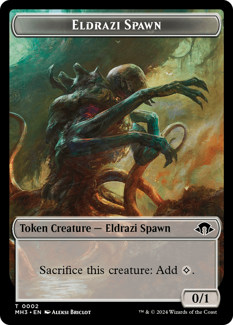 Eldrazi Spawn // Insect (0025) Double-Sided Token [Modern Horizons 3 Tokens] | Kessel Run Games Inc. 